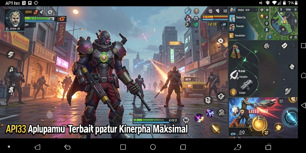 Tampilan antarmuka bersih dan user-friendly dari API33.