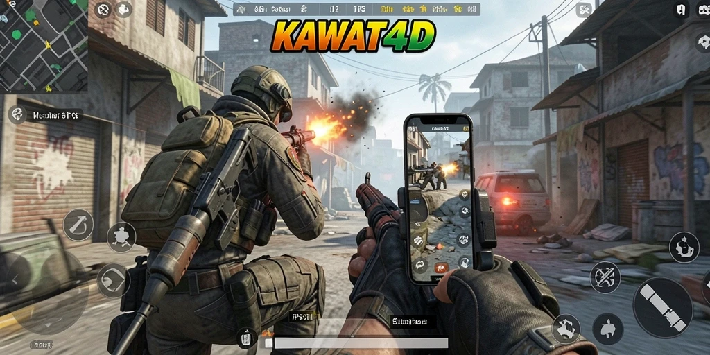 Tampilan gameplay TPS yang mengesankan dari KAWAT4D.