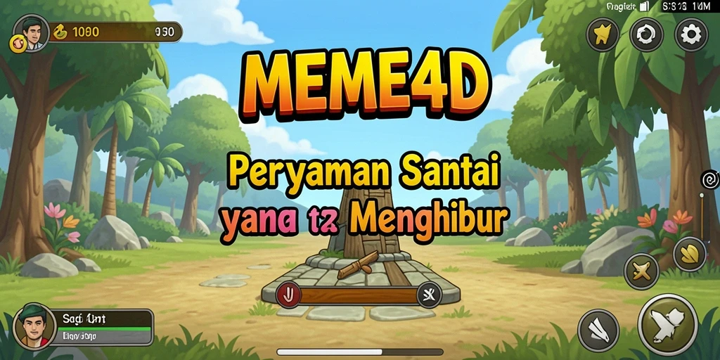 Tampilan gameplay MEME4D yang mengasyikkan dan penuh tawa.