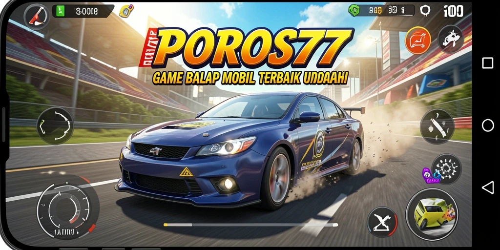 Tampilan luar biasa dari gameplay balap POROS77 yang mengesankan.