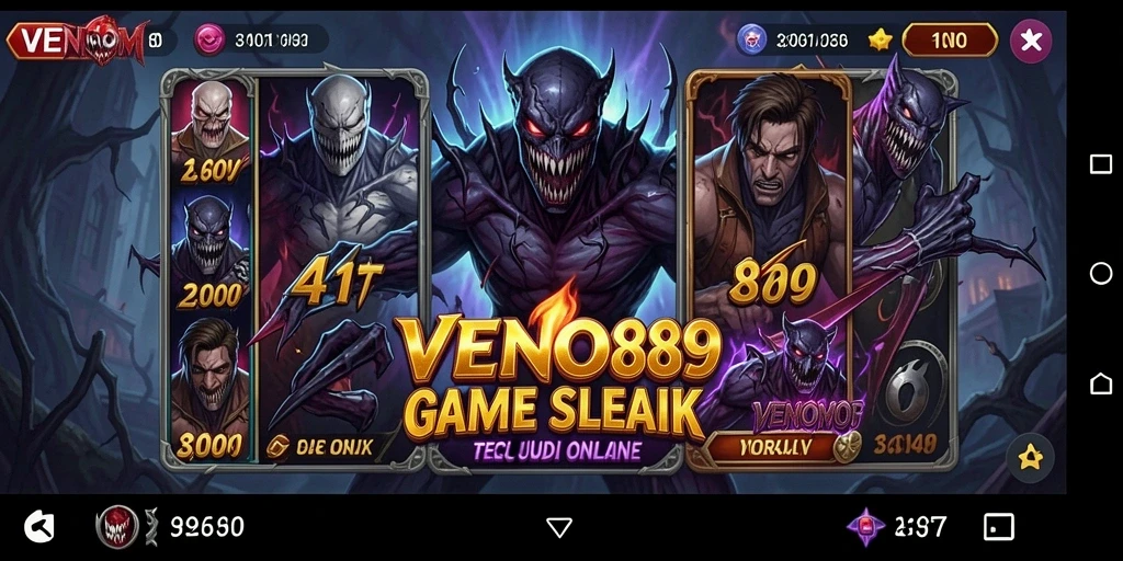 Gameplay seru dan menarik di game Slot VENOM889.
